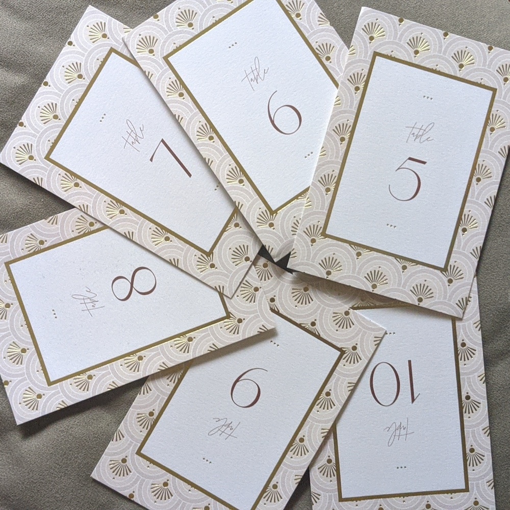 Wedding Table Numbers - Picture 5 of 6